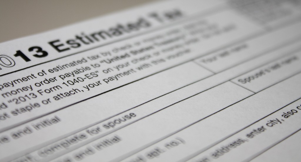 2015 Federal Quarterly Estimated Tax Payments 磊语